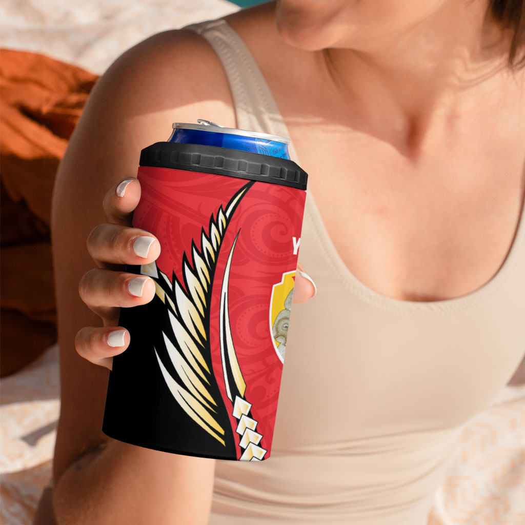 Waikato 2026 Rugby Custom 4 in 1 Can Cooler Tumbler NZ Maori Silver Fern