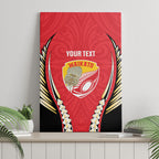 Waikato 2026 Rugby Custom Canvas Wall Art NZ Maori Silver Fern