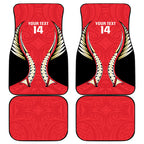 Waikato 2026 Rugby Custom Car Mats NZ Maori Silver Fern