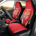 Waikato 2026 Rugby Custom Car Seat Cover NZ Maori Silver Fern