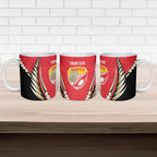 Waikato 2026 Rugby Custom Ceramic Mug NZ Maori Silver Fern