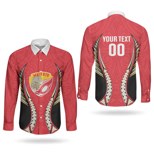 Waikato 2026 Rugby Custom Couples Matching Summer Maxi Dress and Long Sleeve Button Shirt NZ Maori Silver Fern