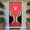 Waikato 2026 Rugby Custom Door Cover NZ Maori Silver Fern