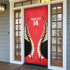 Waikato 2026 Rugby Custom Door Cover NZ Maori Silver Fern