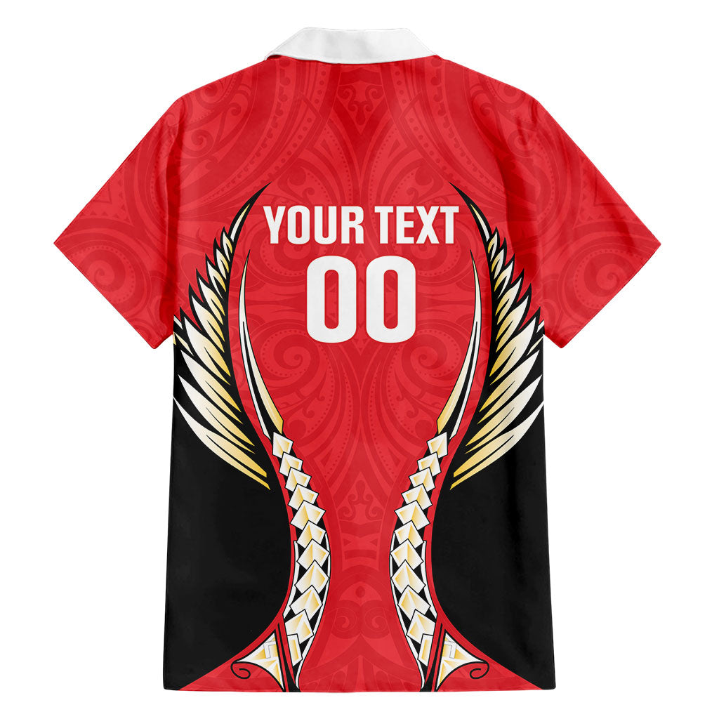 Waikato 2026 Rugby Custom Family Matching Off Shoulder Maxi Dress and Hawaiian Shirt NZ Maori Silver Fern