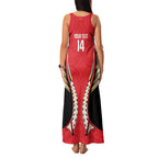 Waikato 2026 Rugby Custom Family Matching Tank Maxi Dress and Hawaiian Shirt NZ Maori Silver Fern