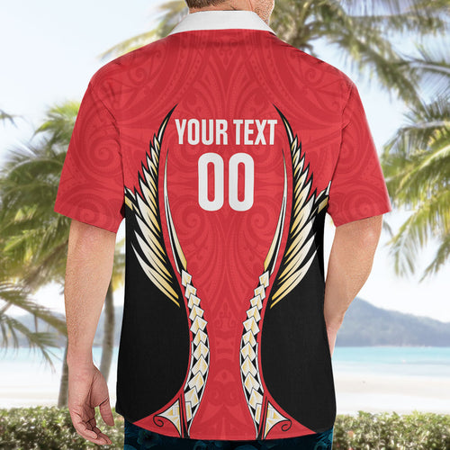 Waikato 2026 Rugby Custom Hawaiian Shirt NZ Maori Silver Fern