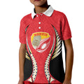 Waikato 2026 Rugby Custom Kid Polo Shirt NZ Maori Silver Fern