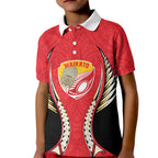 Waikato 2026 Rugby Custom Kid Polo Shirt NZ Maori Silver Fern