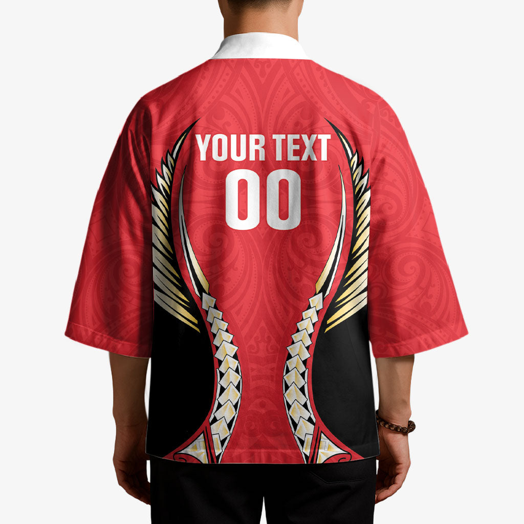 Waikato 2026 Rugby Custom Kimono NZ Maori Silver Fern