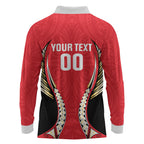 Waikato 2026 Rugby Custom Long Sleeve Polo Shirt NZ Maori Silver Fern