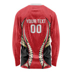 Waikato 2026 Rugby Custom Long Sleeve Shirt NZ Maori Silver Fern