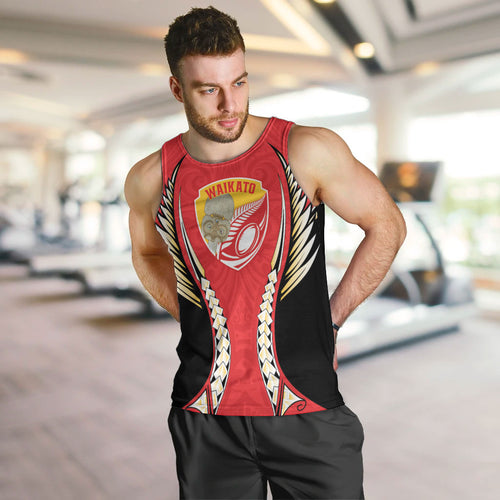 Waikato 2026 Rugby Custom Men Tank Top NZ Maori Silver Fern