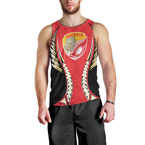 Waikato 2026 Rugby Custom Men Tank Top NZ Maori Silver Fern