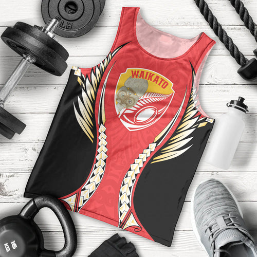 Waikato 2026 Rugby Custom Men Tank Top NZ Maori Silver Fern