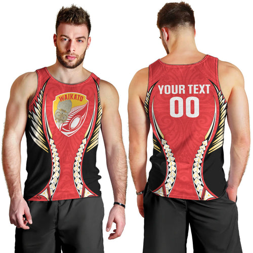 Waikato 2026 Rugby Custom Men Tank Top NZ Maori Silver Fern
