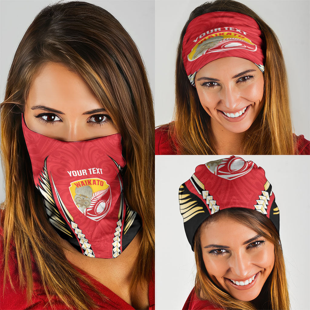 Waikato 2026 Rugby Custom Neck Gaiter NZ Maori Silver Fern