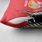 Waikato 2026 Rugby Custom Pillow Cover NZ Maori Silver Fern