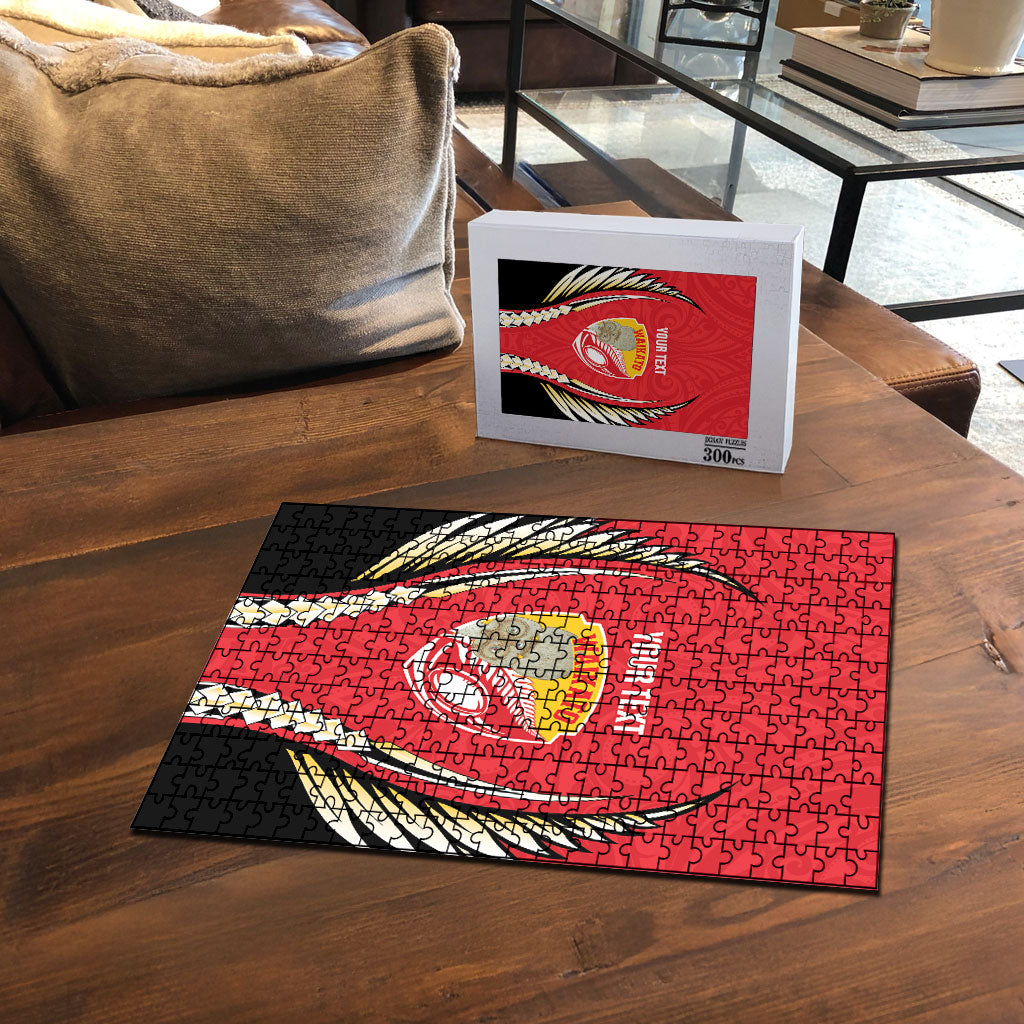 Waikato 2026 Rugby Custom Puzzle NZ Maori Silver Fern
