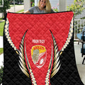 Waikato 2026 Rugby Custom Quilt NZ Maori Silver Fern