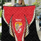 Waikato 2026 Rugby Custom Quilt NZ Maori Silver Fern