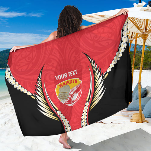 Waikato 2026 Rugby Custom Sarong NZ Maori Silver Fern