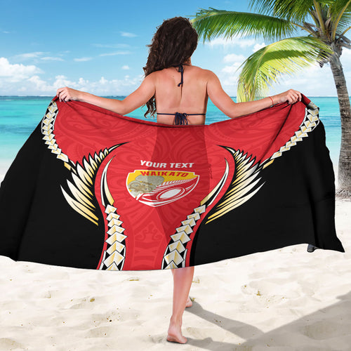 Waikato 2026 Rugby Custom Sarong NZ Maori Silver Fern