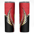 Waikato 2026 Rugby Custom Skinny Tumbler NZ Maori Silver Fern