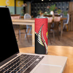 Waikato 2026 Rugby Custom Skinny Tumbler NZ Maori Silver Fern