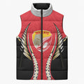 Waikato 2026 Rugby Custom Sleeveless Puffer Jacket NZ Maori Silver Fern