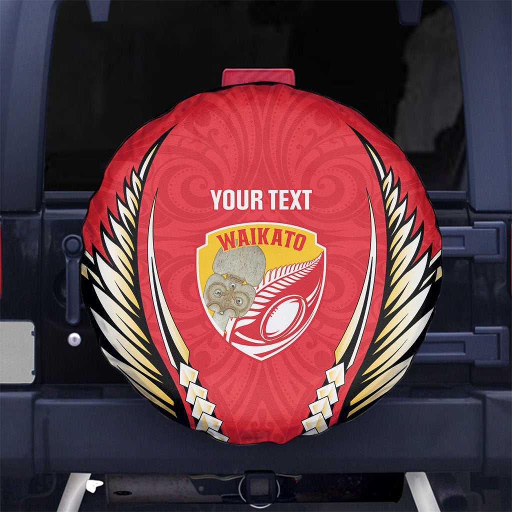 Waikato 2026 Rugby Custom Spare Tire Cover NZ Maori Silver Fern