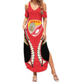Waikato 2026 Rugby Custom Summer Maxi Dress NZ Maori Silver Fern