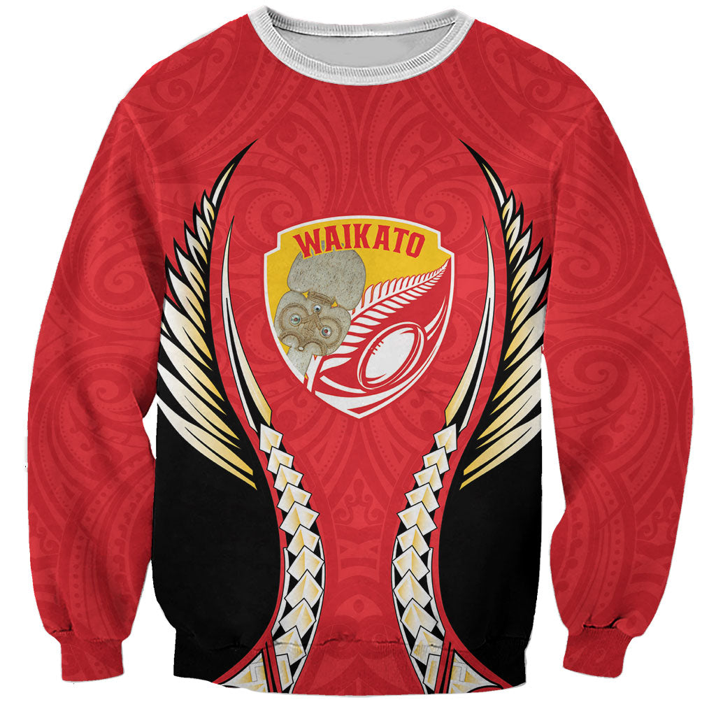 Waikato 2026 Rugby Custom Sweatshirt NZ Maori Silver Fern