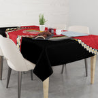 Waikato 2026 Rugby Custom Tablecloth NZ Maori Silver Fern