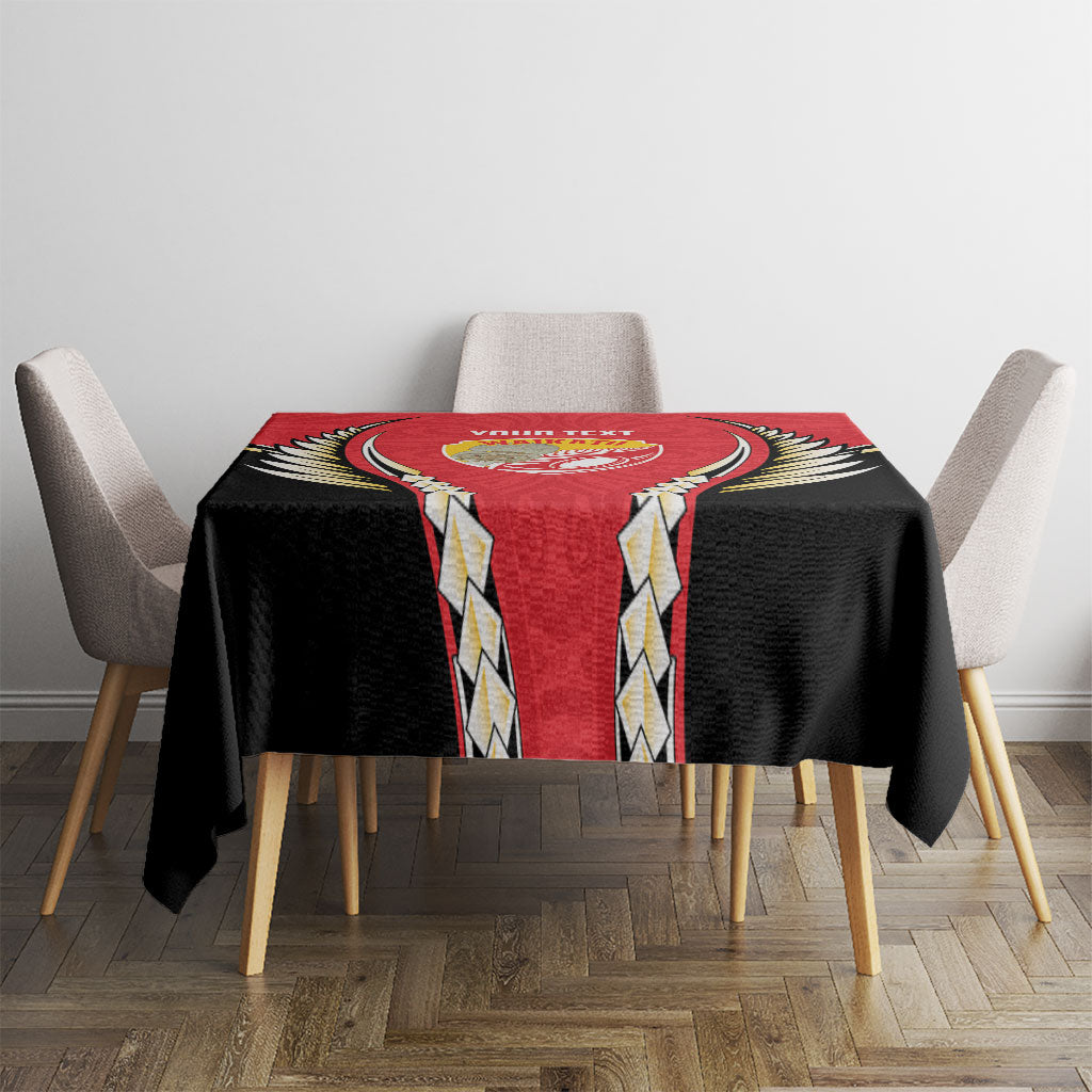 Waikato 2026 Rugby Custom Tablecloth NZ Maori Silver Fern