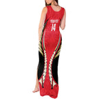 Waikato 2026 Rugby Custom Tank Maxi Dress NZ Maori Silver Fern