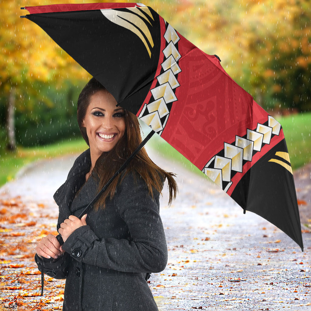 Waikato 2026 Rugby Custom Umbrella NZ Maori Silver Fern