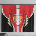 Waikato 2026 Rugby Custom Window Curtain NZ Maori Silver Fern