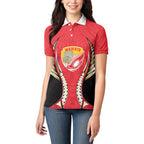 Waikato 2026 Rugby Custom Women Polo Shirt NZ Maori Silver Fern