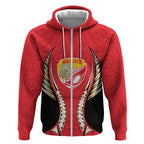 Waikato 2026 Rugby Custom Zip Hoodie NZ Maori Silver Fern