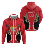 Waikato 2026 Rugby Custom Zip Hoodie NZ Maori Silver Fern