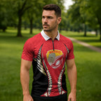 Waikato 2026 Rugby Custom Zipper Polo Shirt NZ Maori Silver Fern