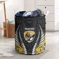 Wellington 2026 Rugby Custom Laundry Basket NZ Maori Silver Fern
