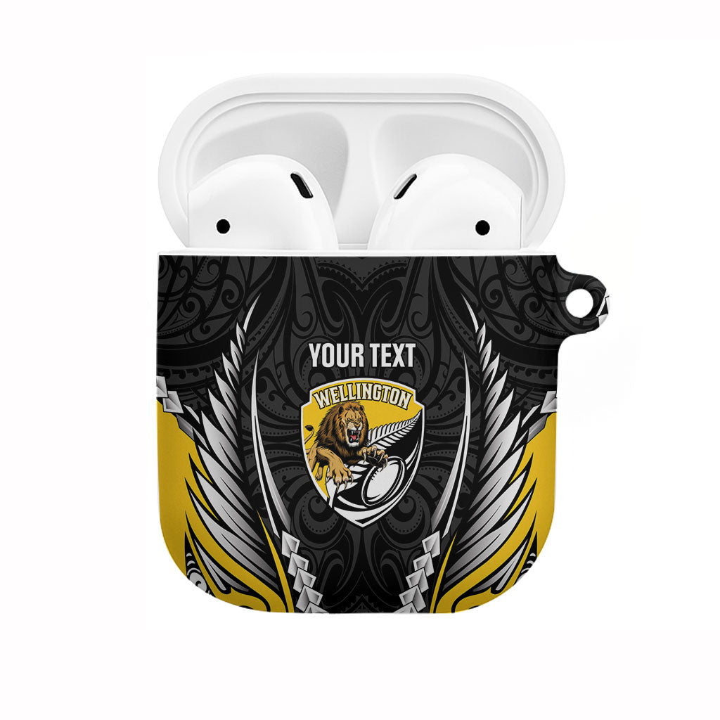 Wellington 2026 Rugby Custom AirPods Case NZ Maori Silver Fern