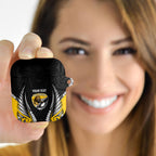 Wellington 2026 Rugby Custom AirPods Case NZ Maori Silver Fern