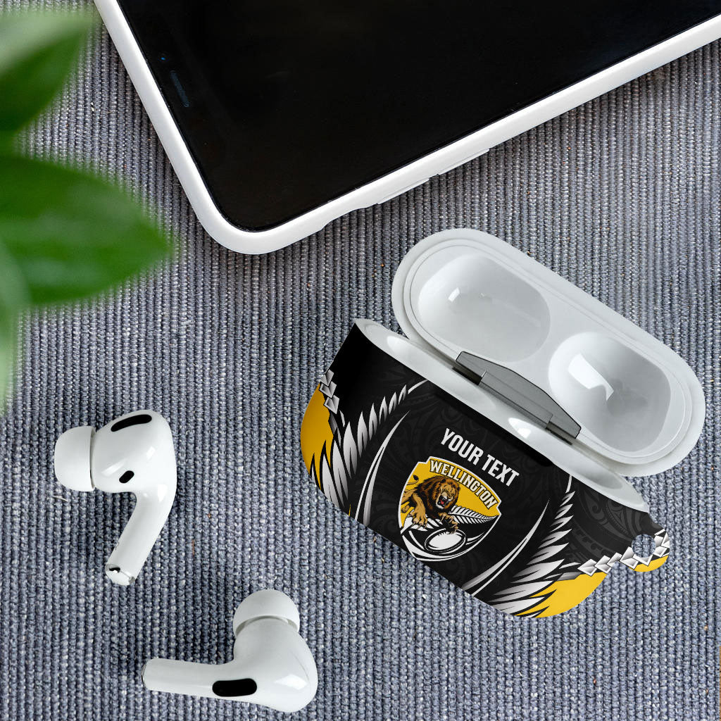 Wellington 2026 Rugby Custom AirPods Case NZ Maori Silver Fern