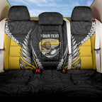 Wellington 2026 Rugby Custom Back Car Seat Cover NZ Maori Silver Fern