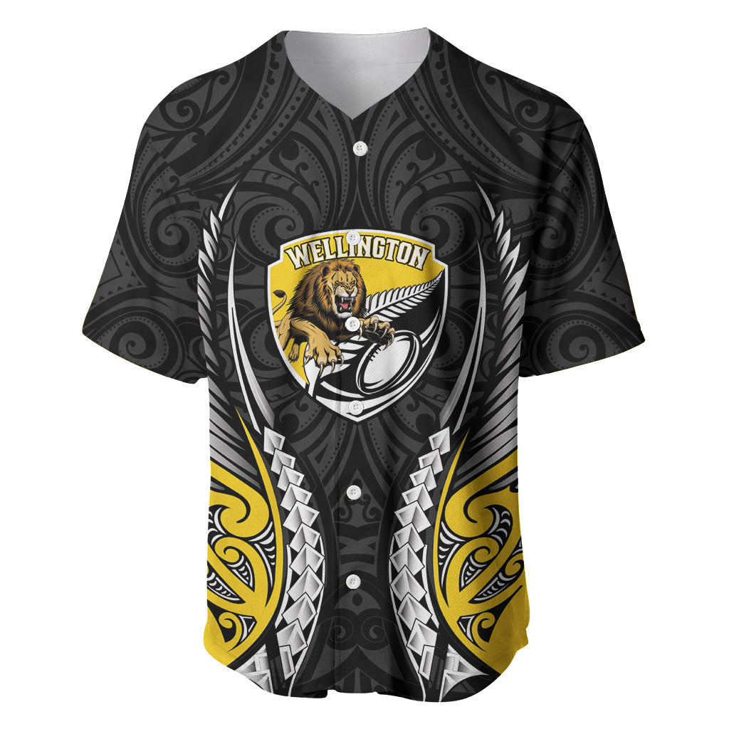 Wellington 2026 Rugby Custom Baseball Jersey NZ Maori Silver Fern