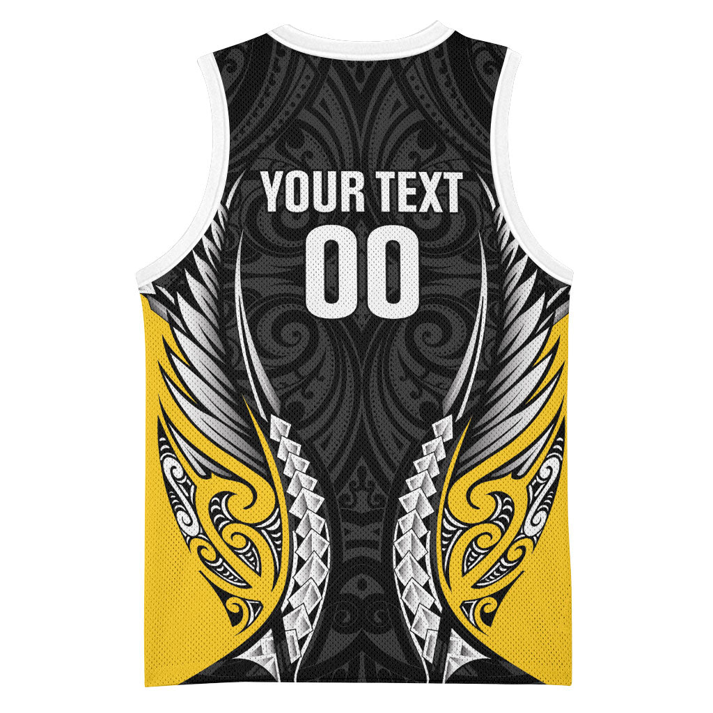 Wellington 2026 Rugby Custom Basketball Jersey NZ Maori Silver Fern