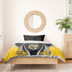 Wellington 2026 Rugby Custom Bedding Set NZ Maori Silver Fern